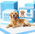 Extra Large Dog Pee Pads, Thicker Design for Super Absorbent and Leak Proof Pads, Disposable Potty Training Pads for Dogs, Puppy Pads XL, 28X34 Inches(120-Count, Blue)